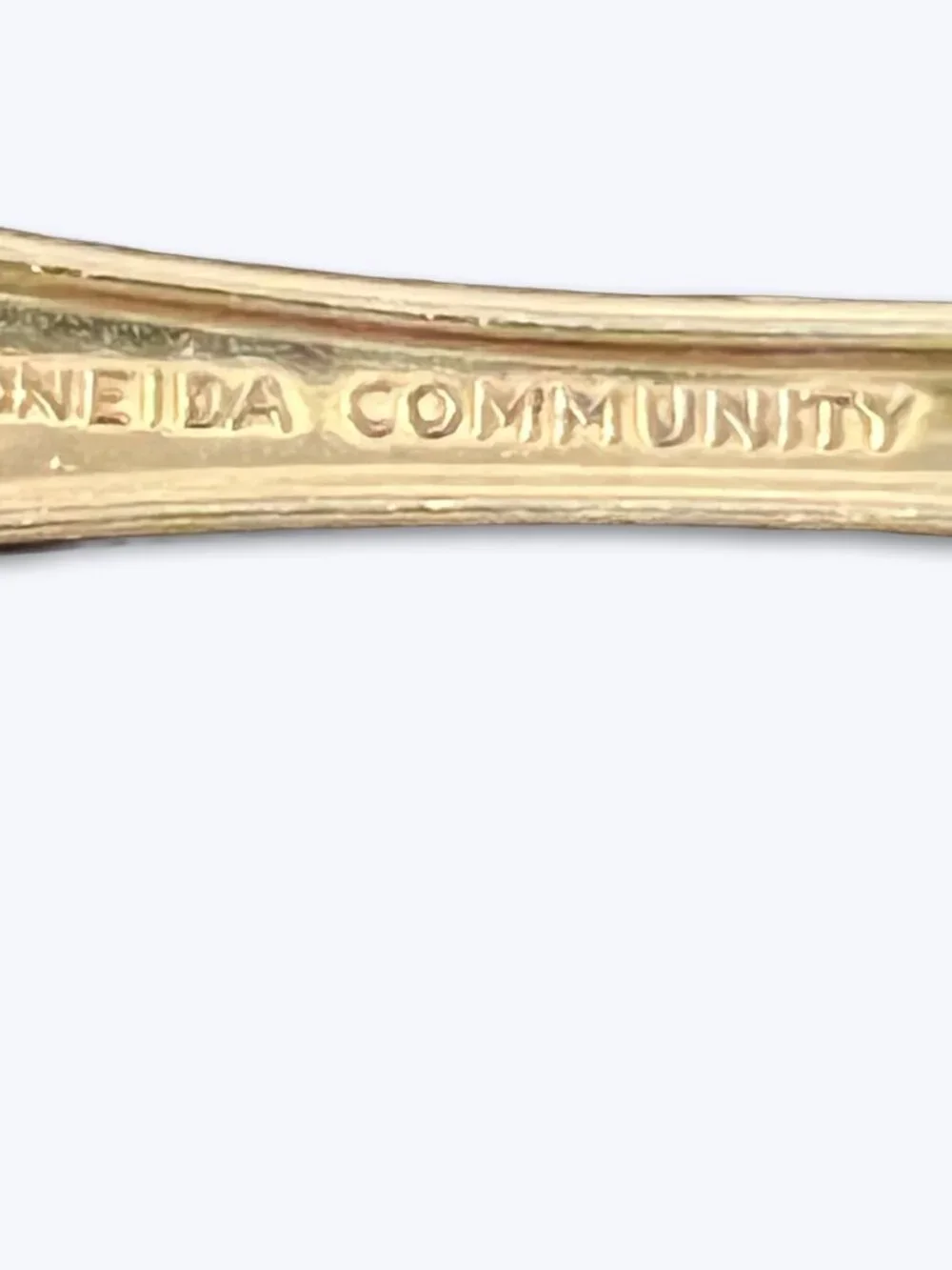Oneida Community Brahms Stainless Oval Place Soup Spoons 6 7/8 Set of 8 Floral
